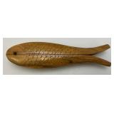 Misc. Small Collectibles Including Hand Carved Wooden Fish Nut Cracker, Salt And Pepper Shakers And More