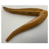 Misc. Small Collectibles Including Hand Carved Wooden Fish Nut Cracker, Salt And Pepper Shakers And More
