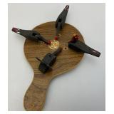 Misc. Vintage Collectibles Including HAMM"S Beer Can, Pecking Chicken Toy And More