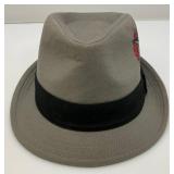 Vintage Hat With Skull Design And Box (Bottom Beat Up)