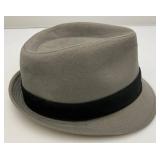 Vintage Hat With Skull Design And Box (Bottom Beat Up)