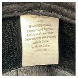 Vintage Hat With Skull Design And Box (Bottom Beat Up)