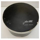 Vintage Hat With Skull Design And Box (Bottom Beat Up)