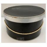 Vintage Hat With Skull Design And Box (Bottom Beat Up)