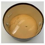 Vintage Hat With Skull Design And Box (Bottom Beat Up)