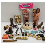 Misc. Vintage Collectibles Including Cast Iron Door Knocker And More