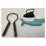 Misc. Vintage Collectibles Including Cast Iron Door Knocker And More
