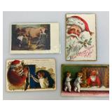 Vintage Collectible Paper Items Including Valentines, Christmas Cards And more