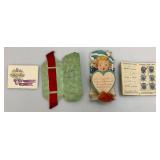 Vintage Collectible Paper Items Including Valentines, Christmas Cards And more