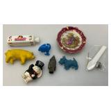 Misc. Miniature Vintage Collectibles Including Pin Cushions  And More