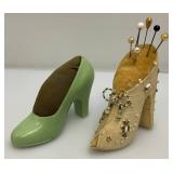 Misc. Miniature Vintage Collectibles Including Pin Cushions  And More