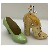 Misc. Miniature Vintage Collectibles Including Pin Cushions  And More