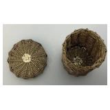 Antique Italian Style Silver Filigree Rosary And Holder