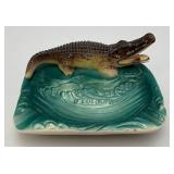 Vintage Collectible Florida Alligator Ashtray