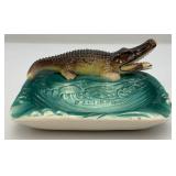 Vintage Collectible Florida Alligator Ashtray