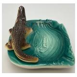Vintage Collectible Florida Alligator Ashtray
