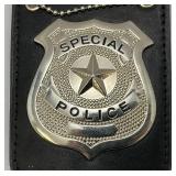 Special Police Badge With Hanger And Golden Valley Police Medallion