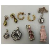 Misc. Costume Jewelry Including Elephant Brooch And More