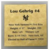 Collectible Baseball Hall Of Fame Series Lou Gehrig Medallion In Protective Holder