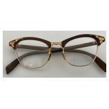 Vintage 12Kt GF Glasses And Cat Glasses 1=  46 Aluminum Stamped