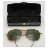 Vintage 12Kt GF Glasses And Cat Glasses 1=  46 Aluminum Stamped