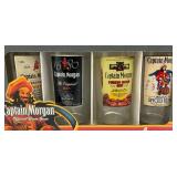 Set Of Four Captain Morgan Rum Highball Glasses (NIB)