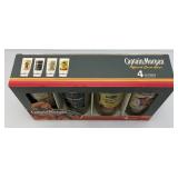 Set Of Four Captain Morgan Rum Highball Glasses (NIB)