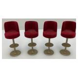 Mid-Century Miniature Bar Stool Salesman Samples 3 1/4" Tall