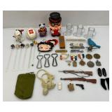 Misc. Vintage Collectibles Including GI Joe, Shooting Medals, Betty Boop And More