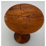 Vintage Handmade Wooden Cocktail Shaker & Martini Glass 3D Puzzles