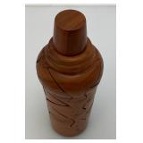 Vintage Handmade Wooden Cocktail Shaker & Martini Glass 3D Puzzles