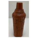 Vintage Handmade Wooden Cocktail Shaker & Martini Glass 3D Puzzles
