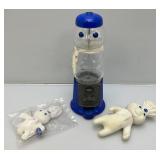 Vintage Pillsbury Gumball Machine And Collectibles