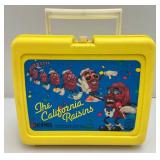 1987 The California Raisins Plastic Lunch Box With Thermos