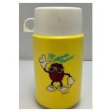 1987 The California Raisins Plastic Lunch Box With Thermos