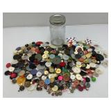Large Group Of Vintage Buttons
