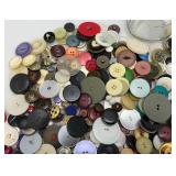 Large Group Of Vintage Buttons