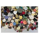 Large Group Of Vintage Buttons