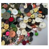 Large Group Of Vintage Buttons