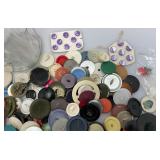 Large Group Of Vintage Buttons