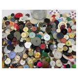 Large Group Of Vintage Buttons