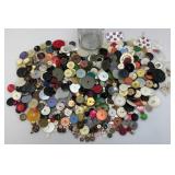 Large Group Of Vintage Buttons