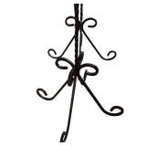 DR - Pair of 64-Inch Wrought Iron Candle Lantern Stands