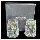 DR - Pair of Waterford Lismore Encore Crystal Candlestick Holders