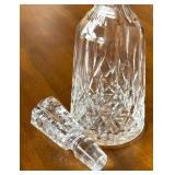 DR - Waterford Crystal 13-Inch Cut Glass Decanter with Stopper