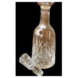 DR - Waterford Crystal 13-Inch Cut Glass Decanter with Stopper
