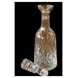 DR - Waterford Crystal 13-Inch Cut Glass Decanter with Stopper