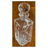 DR - Atlantis 10-Inch Crystal Decanter with Faceted Stopper
