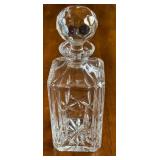 DR - Atlantis 10-Inch Crystal Decanter with Faceted Stopper