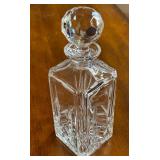 DR - Atlantis 10-Inch Crystal Decanter with Faceted Stopper